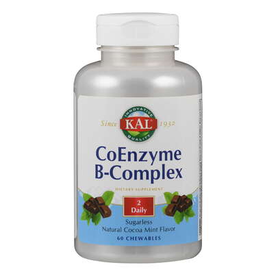 Sie sehen eine Packung Supplementa Coenzym B-Komplex Kautabletten, Produktbild: 01 Supplementa Coenzym B-Komplex Kautabletten, A-Nr.: 5598019 - 01