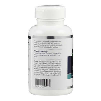 Sie sehen eine Packung Supplementa Butyri Plex Kapseln, Produktbild: 03 Supplementa Butyri Plex Kapseln, A-Nr.: 5596664 - 03