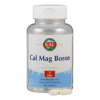 Sie sehen eine Packung Supplementa Calcium und Magnesium + Bor Tabletten, Produktbild: 04 Supplementa Calcium und Magnesium + Bor Tabletten, A-Nr.: 5597681 - 04