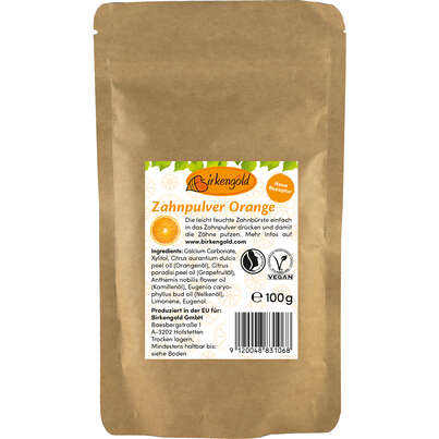 Birkengold Zahnpulver Orange, A-Nr.: 5160292 - 02