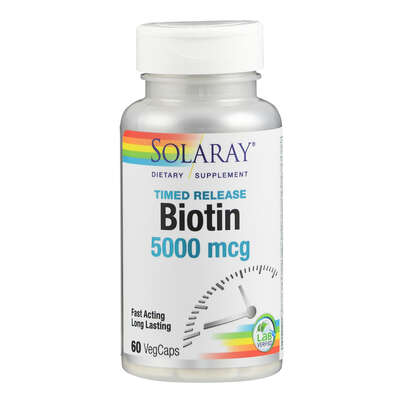 Sie sehen eine Packung Supplementa Biotin 5000 mcg verz. Abgabe Kapseln, Produktbild: 01 Supplementa Biotin 5000 mcg verz. Abgabe Kapseln, A-Nr.: 5573479 - 01