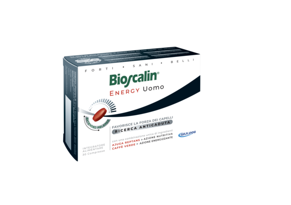 Sie sehen eine Packung Bioscalin Energy Men Tabletten (ehem. Tricovel Energy Men), Produktbild: 01 Bioscalin Energy Men Tabletten (ehem. Tricovel Energy Men), A-Nr.: 5781031 - 01