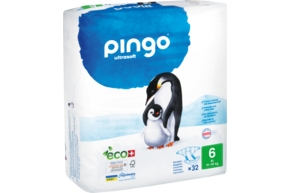 Sie sehen eine Packung Windeln Pingo Ultrasoft, Produktbild: 01 Windeln Pingo Ultrasoft, A-Nr.: 4846917 - 01
