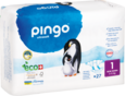 Sie sehen eine Packung Bio Windeln New Born 2-5kg Pinguin – Pingo Swiss, Produktbild: 01 Bio Windeln New Born 2-5kg Pinguin – Pingo Swiss, A-Nr.: 4559514 - 01