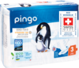 Sie sehen eine Packung Bio Windeln Midi 4-9kg Pinguin – Pingo Swiss, Produktbild: 02 Bio Windeln Midi 4-9kg Pinguin – Pingo Swiss, A-Nr.: 4559543 - 02
