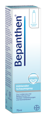 Sie sehen eine Packung Bepanthen® Schaumspray, Produktbild: 01 Bepanthen® Schaumspray, A-Nr.: 2697979 - 01