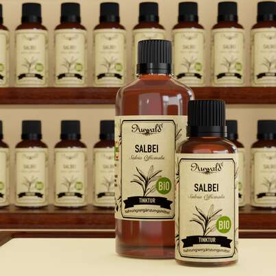Auwald® - Salbei - BIO Tropfen (Auszug, Extrakt, Essenz), A-Nr.: 5680169 - 02