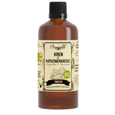 Auwald® - Kren &amp; Kapuzinerkresse - BIO Tropfen (Auszug, Extrakt, Essenz), A-Nr.: 5679947 - 01