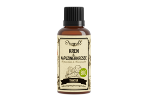 Auwald® - Kren &amp;amp; Kapuzinerkresse - BIO Tropfen (Auszug, Extrakt, Essenz), A-Nr.: 5709536 - 01
