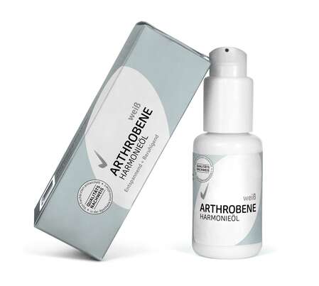 Sie sehen eine Packung Arthrobene Harmonieöl weiß 50 ml, Produktbild: 01 Arthrobene Harmonieöl weiß 50 ml, A-Nr.: 5341941 - 01