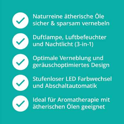 Aroma Diffusor für ätherische Öle mit LED Licht, A-Nr.: 5429794 - 03