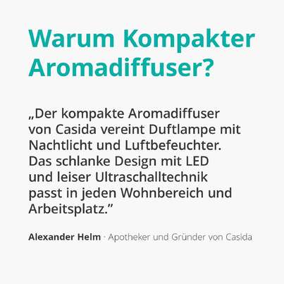 Kompakter Aromadiffuser weiß mit LED-Beleuchtung, A-Nr.: 5246272 - 03