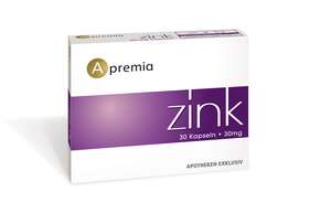 Apremia Zink 30mg Kapseln, A-Nr.: 3936044 - 01
