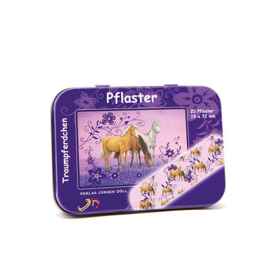 Kinderpflaster Traumpferde lila 20 Stück, A-Nr.: 3862647 - 01
