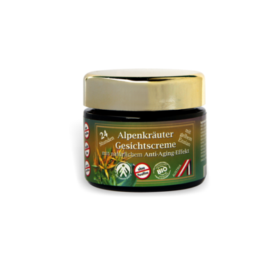 Sie sehen eine Packung Exmonte Alpenkräutergesichtscreme 50 ml, Produktbild: 01 Exmonte Alpenkräutergesichtscreme 50 ml, A-Nr.: 4039677 - 01