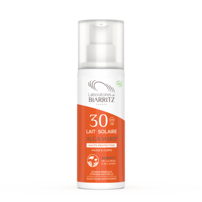 Sie sehen eine Packung Alga Maris Sonnenmilch LSF30 Bio LDB, Produktbild: 01 Alga Maris Sonnenmilch LSF30 Bio LDB, A-Nr.: 4832341 - 01