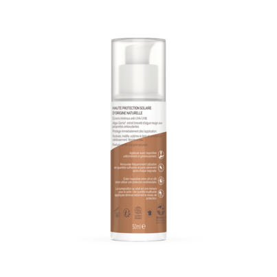 Sie sehen eine Packung Alga Maris Sonnencreme Gesicht getönt LSF30 Bio LDB, Produktbild: 02 Alga Maris Sonnencreme Gesicht getönt LSF30 Bio LDB, A-Nr.: 4832306 - 02