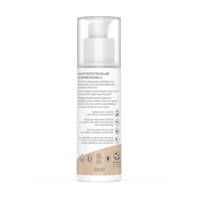 Sie sehen eine Packung Alga Maris getönte Sonnencreme bio für Gesicht LSF 50 elfenbein LdB, Produktbild: 02 Alga Maris getönte Sonnencreme bio für Gesicht LSF 50 elfenbein LdB, A-Nr.: 4544613 - 02