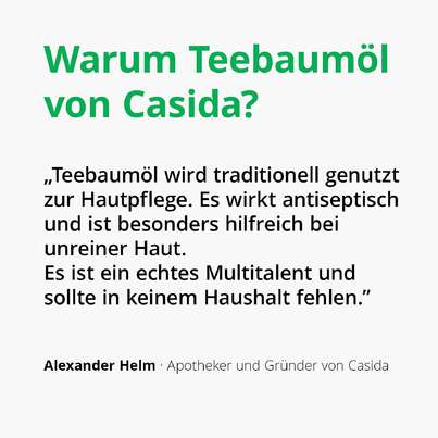 Sie sehen eine Packung Teebaumöl, Produktbild: 03 Teebaumöl, A-Nr.: 5178518 - 03