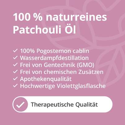 Sie sehen eine Packung Patchouli Öl, Produktbild: 05 Patchouli Öl, A-Nr.: 5296407 - 05