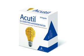 Sie sehen eine Packung Acutil® Kapseln 60 Stk., Produktbild: 01 Acutil® Kapseln 60 Stk., A-Nr.: 4534247 - 01