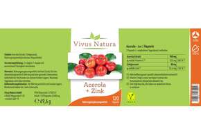 Acerola + Zink Kapseln, A-Nr.: 5758747 - 01