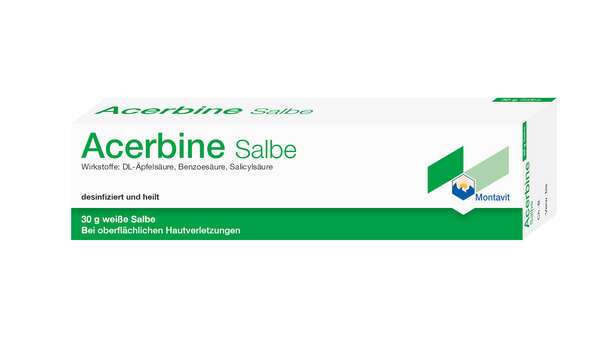 Sie sehen eine Packung Acerbine Salbe, Produktbild: 01 Acerbine Salbe, A-Nr.: 1294179 - 01
