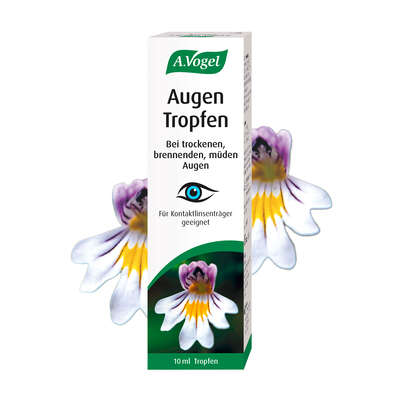 Sie sehen eine Packung A.Vogel Augen Tropfen, Produktbild: 02 A.Vogel Augen Tropfen, A-Nr.: 4434882 - 02