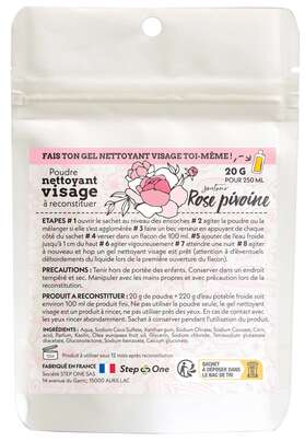 Handseife in Pulverform Pfingstrose StepOne 40gr = 500ml, A-Nr.: 5838133 - 01