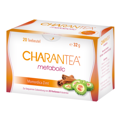 Sie sehen eine Packung Charantea® metabolic Zimt, Produktbild: 01 Charantea® metabolic Zimt, A-Nr.: 5235392 - 01
