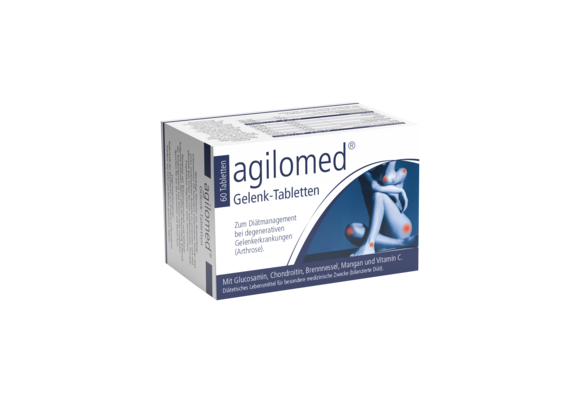 Sie sehen eine Packung agilomed® Gelenk-Tabletten, Produktbild: 01 agilomed® Gelenk-Tabletten, A-Nr.: 3747395 - 01