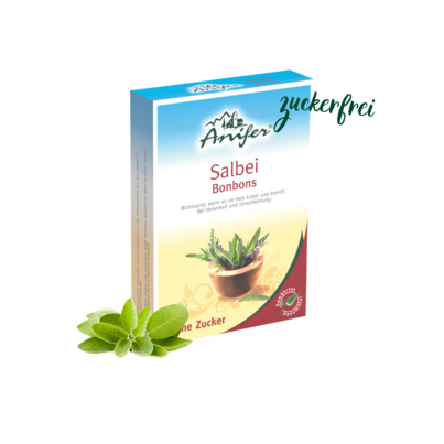 Sie sehen eine Packung Anifer® Salbei Bonbons, Produktbild: 01 Anifer® Salbei Bonbons, A-Nr.: 1507480 - 01