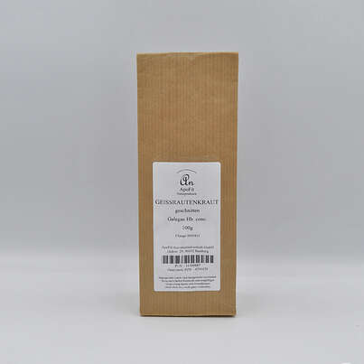 Sie sehen eine Packung Geissrautenkraut geschnitten, Produktbild: 01 Geissrautenkraut geschnitten, A-Nr.: 4791470 - 01