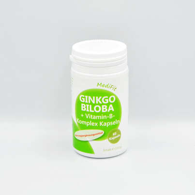 Ginkgo Biloba + Vitamin-B-Komplex Kapseln, A-Nr.: 4547758 - 01