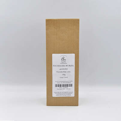 Sie sehen eine Packung Hauhechelwurzel geschnitten, Produktbild: 01 Hauhechelwurzel geschnitten, A-Nr.: 4791524 - 01