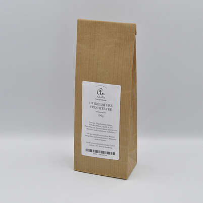 Sie sehen eine Packung Heidelbeer Früchtetee aromatisiert, Produktbild: 01 Heidelbeer Früchtetee aromatisiert, A-Nr.: 4850037 - 01