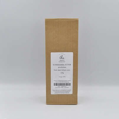 Sie sehen eine Packung Himbeerblätter geschnitten, Produktbild: 01 Himbeerblätter geschnitten, A-Nr.: 4791599 - 01