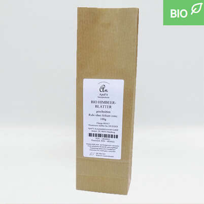 Sie sehen eine Packung Bio Himbeerblätter geschnitten, Produktbild: 01 Bio Himbeerblätter geschnitten, A-Nr.: 4830922 - 01