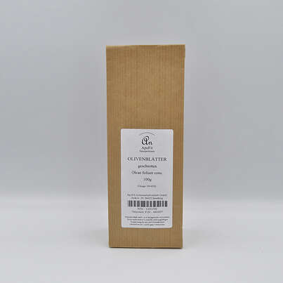 Sie sehen eine Packung Olivenblätter geschnitten, Produktbild: 01 Olivenblätter geschnitten, A-Nr.: 4834297 - 01