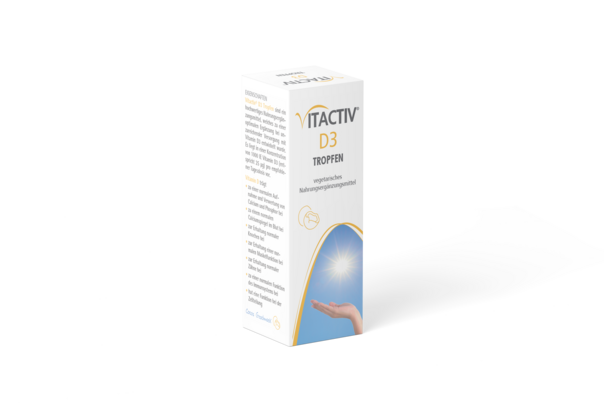 Sie sehen eine Packung VITACTIV® D3 Tropfen, Produktbild: 01 VITACTIV® D3 Tropfen, A-Nr.: 5683357 - 01