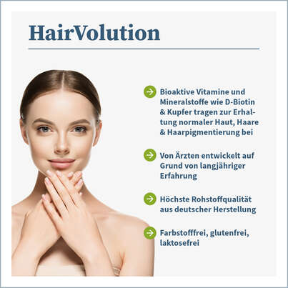 Sie sehen eine Packung Natugena HairVolution Kapseln, Produktbild: 02 Natugena HairVolution Kapseln, A-Nr.: 5404469 - 02
