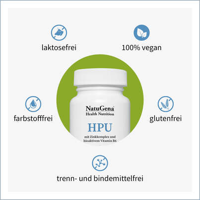 Sie sehen eine Packung NatuGena HPU Kapseln, Produktbild: 02 NatuGena HPU Kapseln, A-Nr.: 5699246 - 02