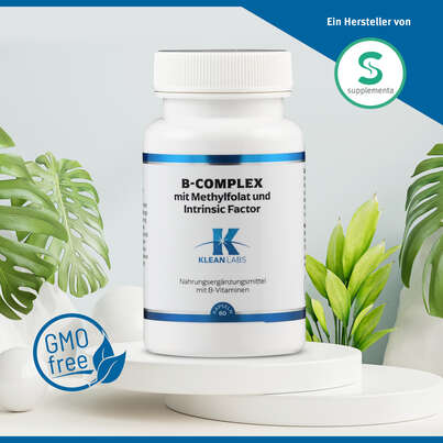 B-Complex mit Metafolin und Intrinsic Faktor Klean Labs Kapseln, A-Nr.: 5395664 - 05