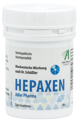 Sie sehen eine Packung Schüßler Hepaxen, Produktbild: 01 Schüßler Hepaxen, A-Nr.: 3127830 - 01