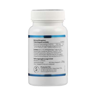 Sie sehen eine Packung Ubiquinol 100 mg Klean Labs Weichkapsel, Produktbild: 02 Ubiquinol 100 mg Klean Labs Weichkapsel, A-Nr.: 5395581 - 02