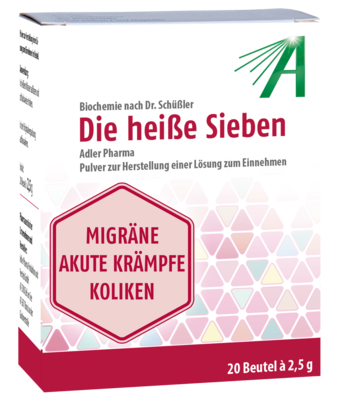 Sie sehen eine Packung Adler Die heiße Sieben Sticks Biochemie nach Dr. Schüßler, Produktbild: 02 Adler Die heiße Sieben Sticks Biochemie nach Dr. Schüßler, A-Nr.: 5690972 - 02