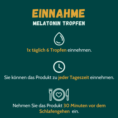 Sie sehen eine Packung Melatonin 1 mg Tropfen 50 ml, Produktbild: 02 Melatonin 1 mg Tropfen 50 ml, A-Nr.: 5354530 - 02