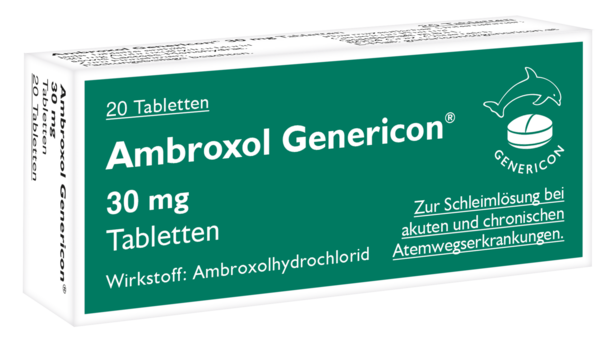 Ambroxol Genericon® Tabletten zur Schleimlösung, A-Nr.: 1257787 - 01