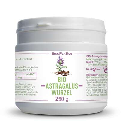 BIO Astragalus-Wurzel-Pulver 100% 250g, A-Nr.: 5816858 - 01