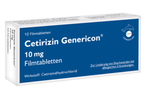 Cetirizin Genericon® lindert Allergiesymptome, A-Nr.: 2444215 - 01